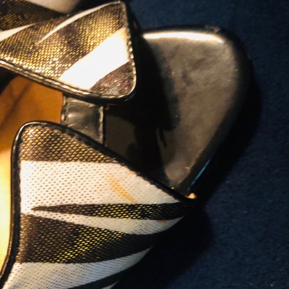 Carlos Santana 51/2 heals...zebra style! - Picture 3 of 5